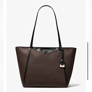 Whitney Large Logo Tote Bag